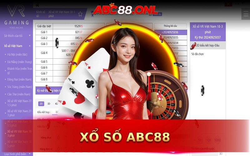 Xổ số ABC88 với loại hình xổ số 3 phút siêu hấp dẫn 